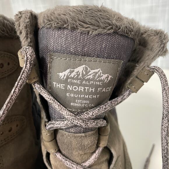 The North Face Womens Shellista Shorty Winter Boot 7.5 Brown Waterproof Faux Fur - Picture 2 of 15
